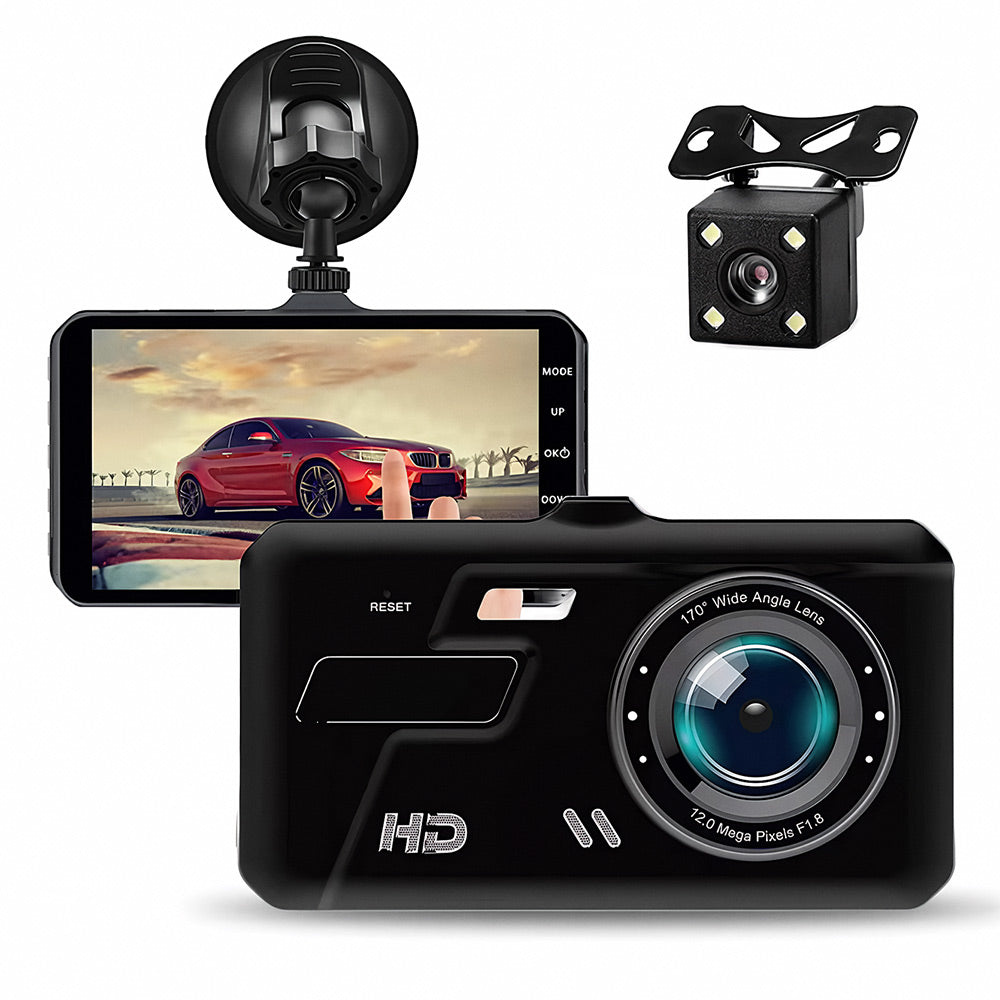Dashcam with Front- & Back Camera