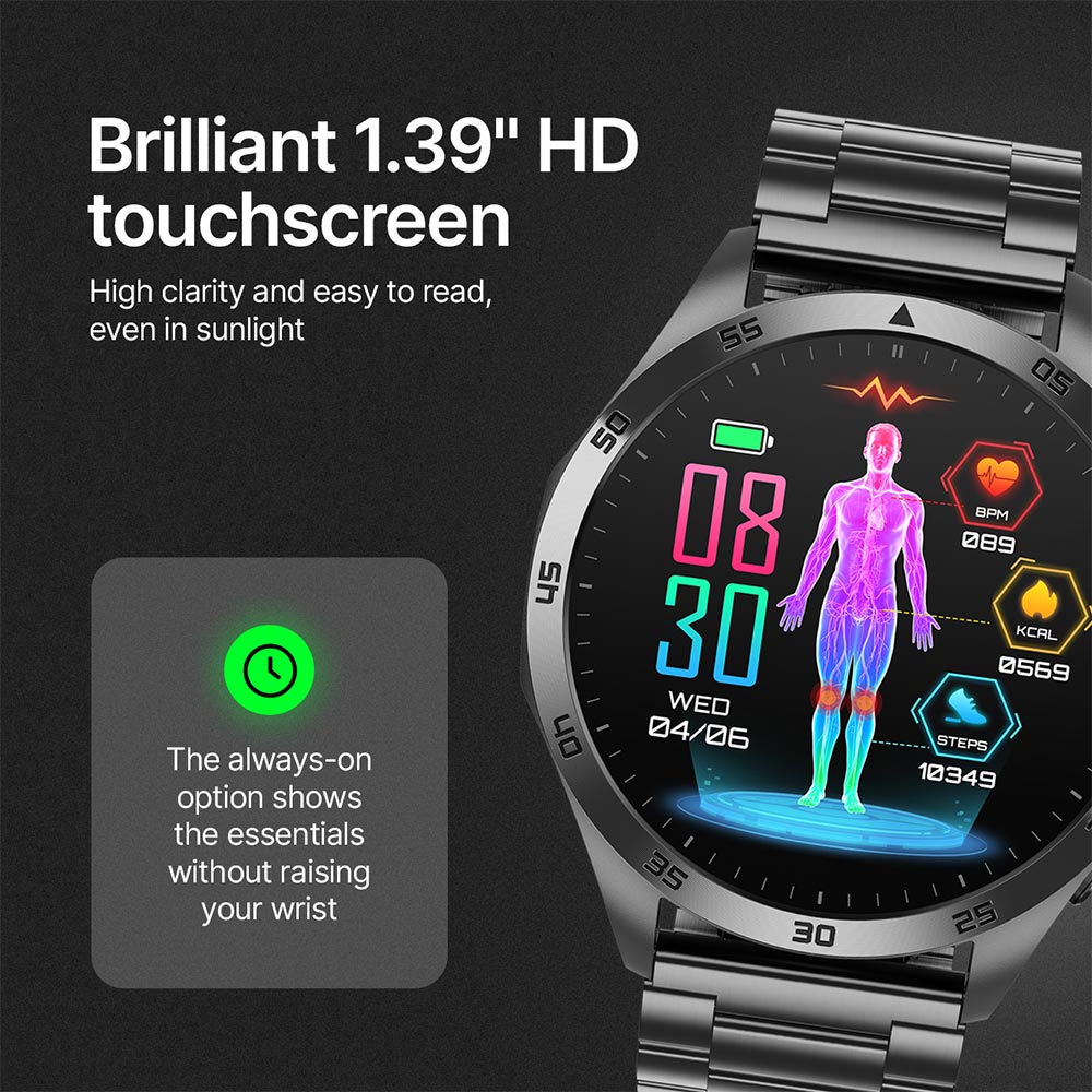 Easyclick Smartwatch Mens Smartwatch EZ Pro