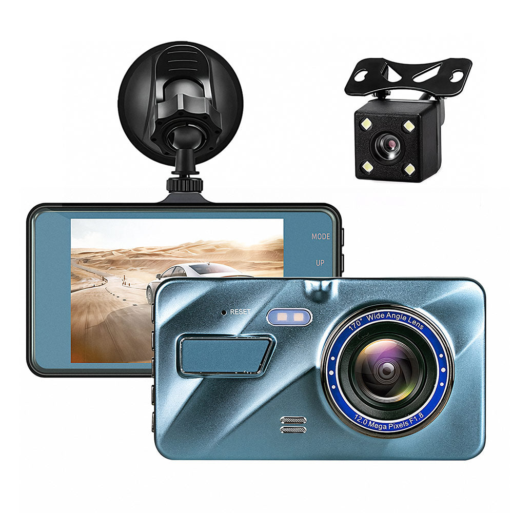Dashcam with Front- & Back Camera