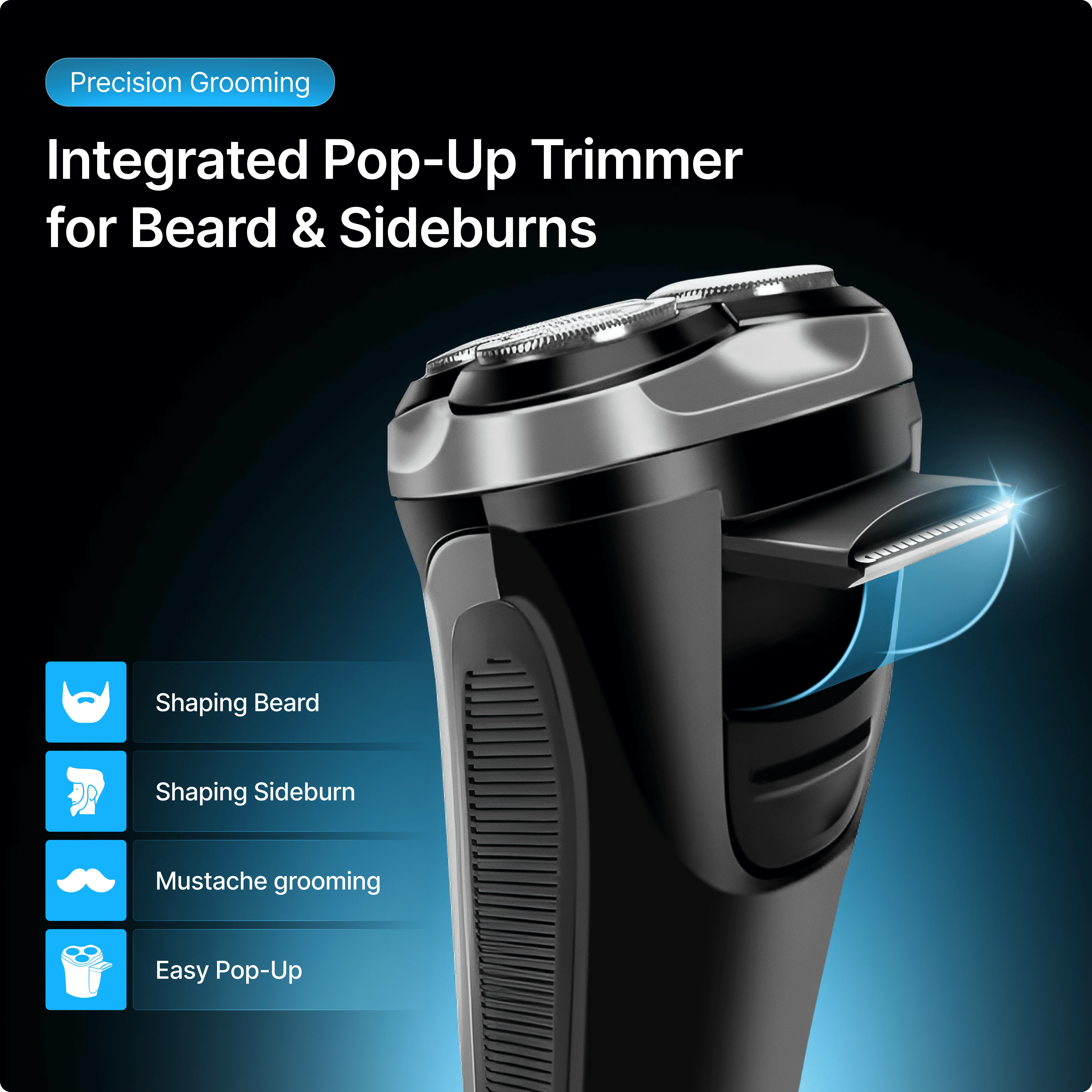 The Men's Electric Razor Pro: The Ultimate On-The-Go Shaver