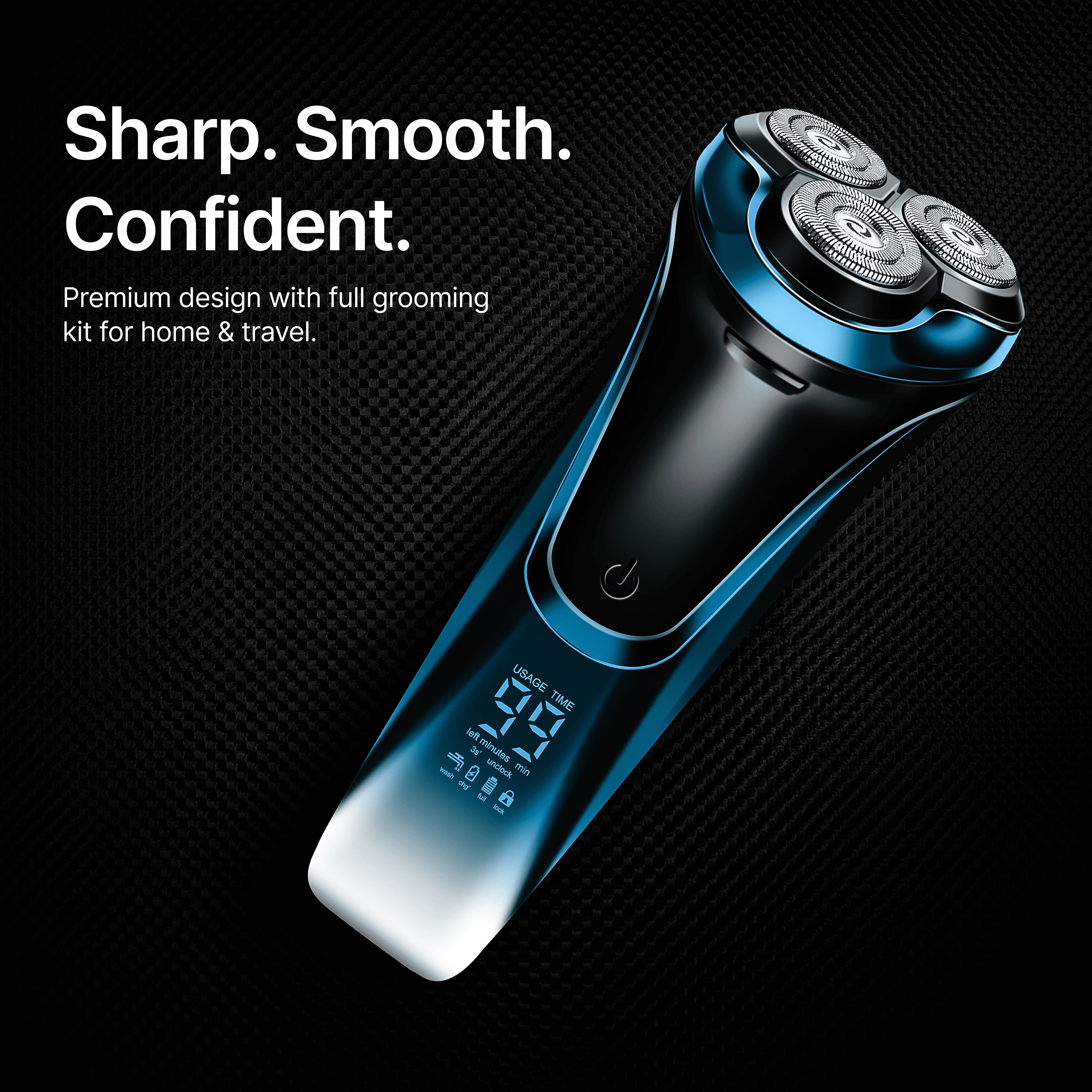 The Men's Electric Razor Pro: The Ultimate On-The-Go Shaver